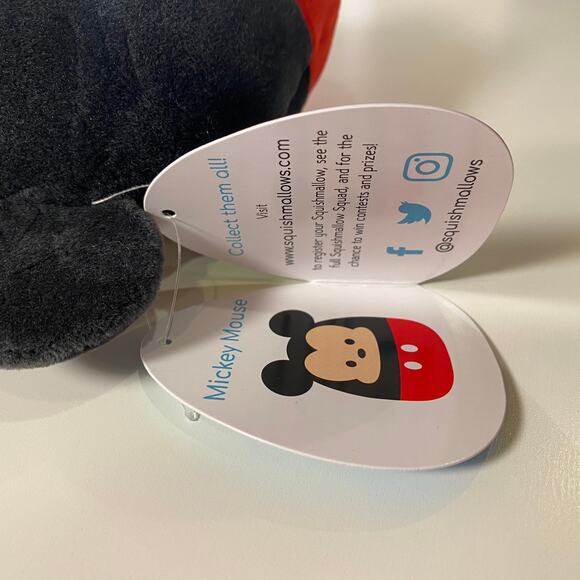 Squishmallow Disney Mickey Mouse Minnie Mouse 7.5" Plush Stuffed Animal Kellytoy - Picture 12 of 12